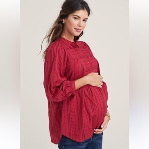 Hatch Maternity Cecily Blouse Size 1 S/M Tunic Top